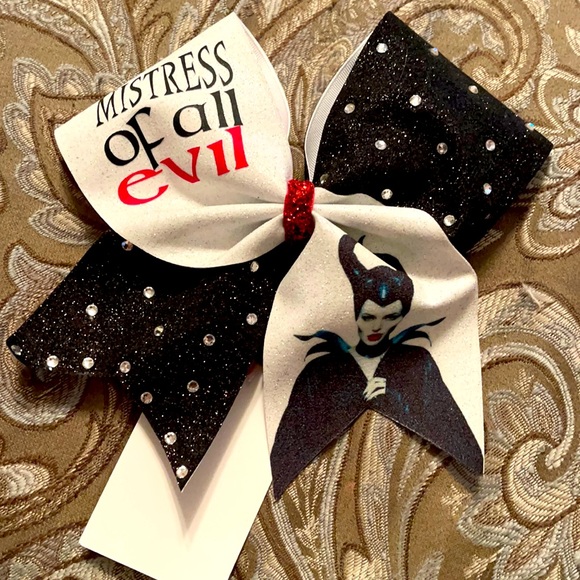CUSTOM DISNEY MISTRESS OF EVIL MALEFICIENT BOW main image 7